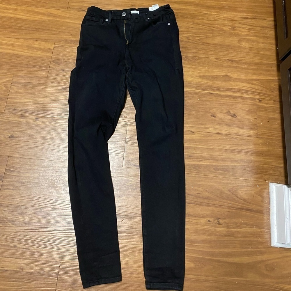 Good American Black Skinny Jeans